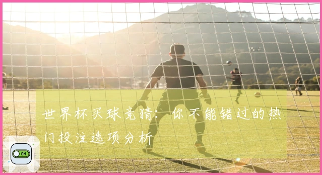 世界杯买球竞猜：你不能错过的热门投注选项分析